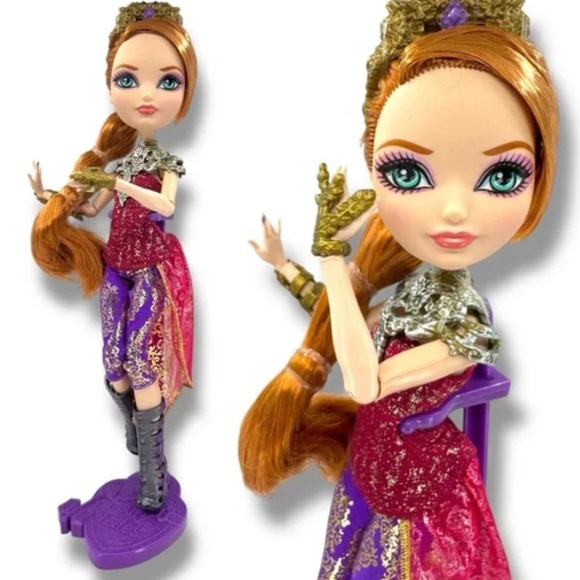 Ever After High Dragon Games Holly O’Hair 2013 Doll Mattel 10.5 inches Excellent - Picture 2 of 3